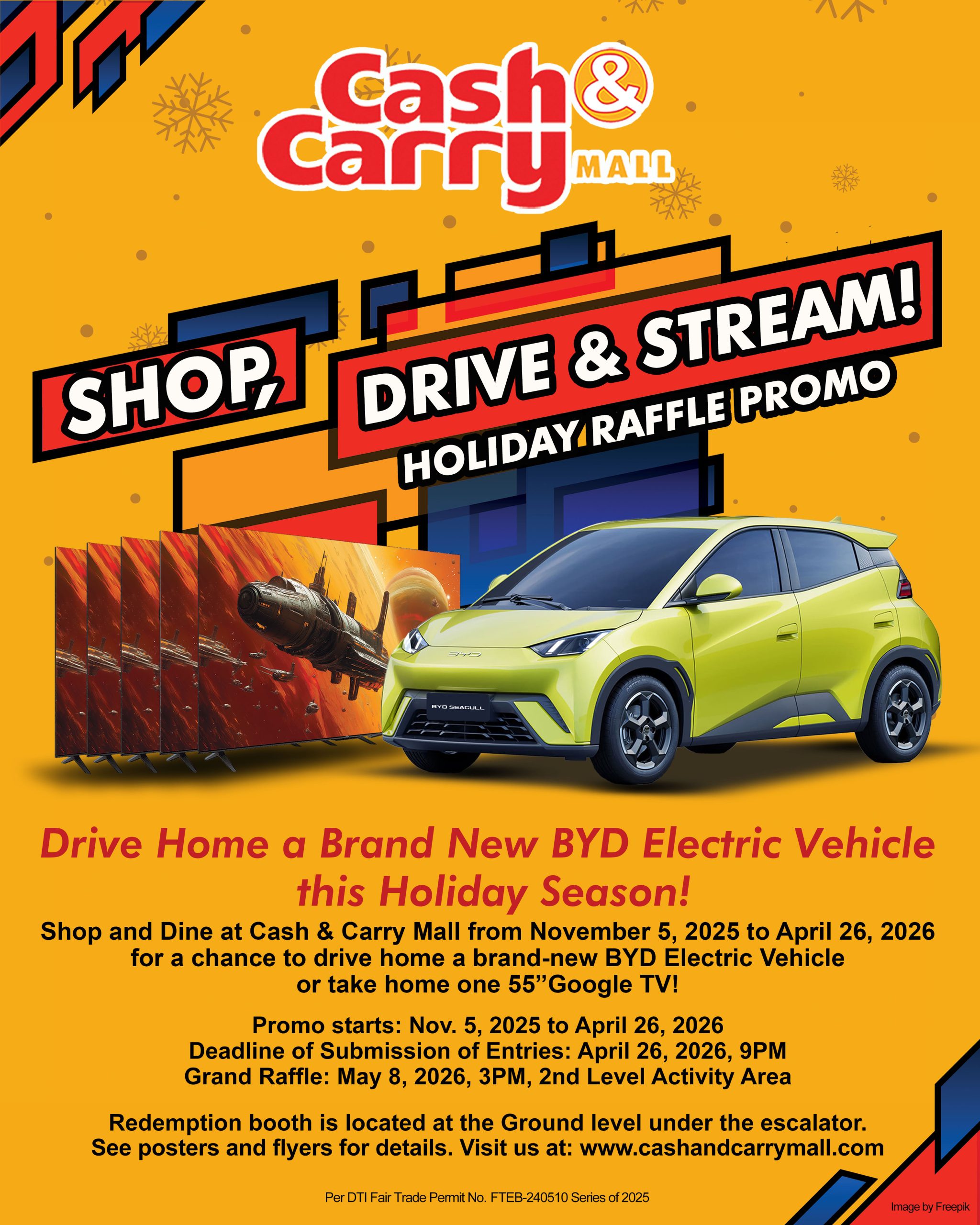 C&C SHIOP, DRIVE & STREAM! ONLINE AD 2